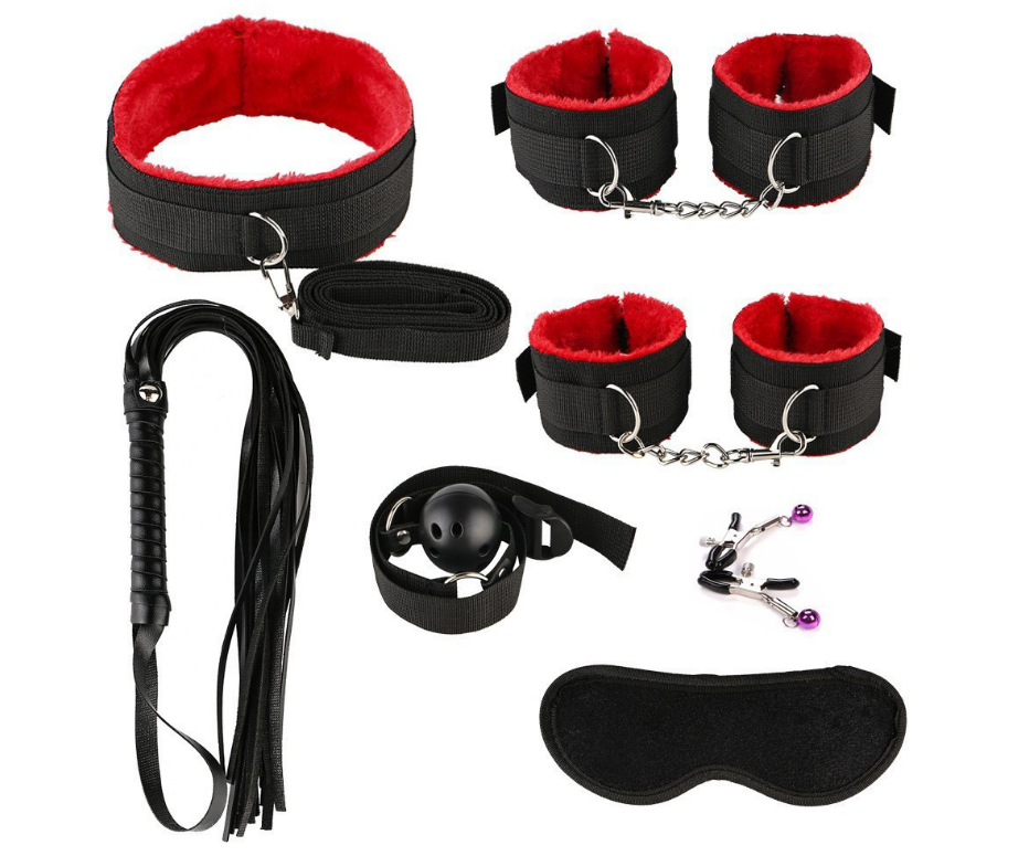 Complete Ecstasy - 13-Piece Bondage & BDSM Kit for Sensual Adventures