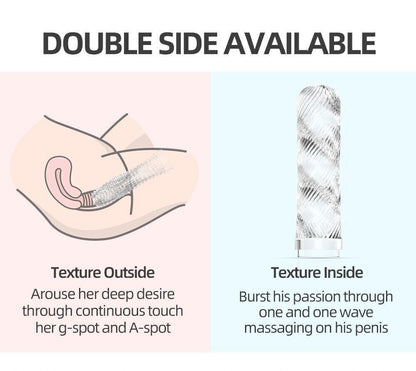 Male Penis Sleeve Delay And Enlarge Your Penis Ultra Soft, Stimulating Texture