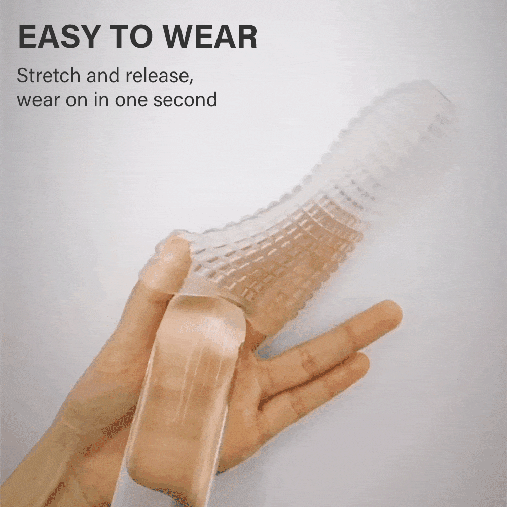 Male Penis Sleeve Delay And Enlarge Your Penis Ultra Soft, Stimulating Texture