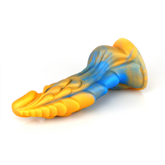 Dragon Dildo Fantasy Toy - 7.5 inch - Azure Majesty