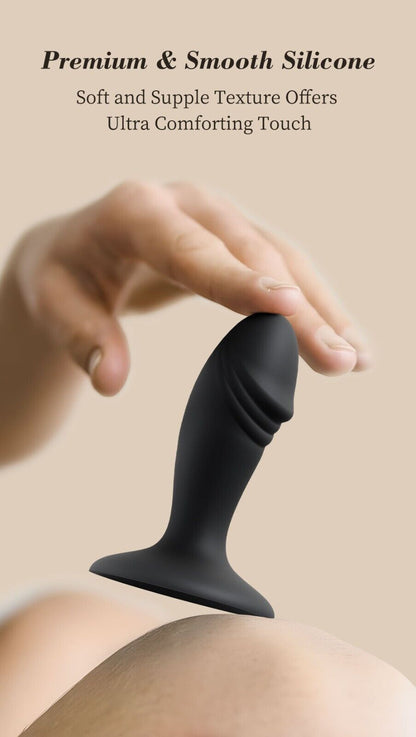 Seductive Charisma - Premium Black Silicone Anal Plug | Butt Plug | Sex Toy